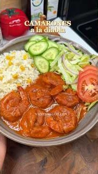 Camarones a la diabla 🔥🦐