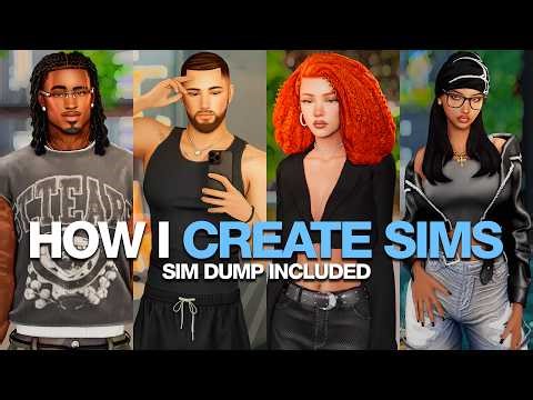 How I Create My Sims in The Sims 4