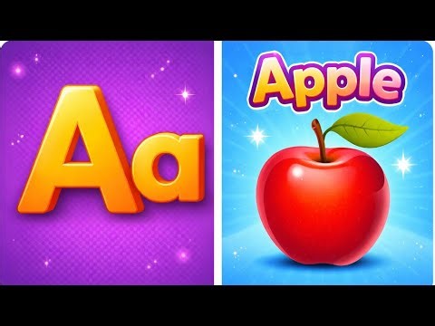 A for Apple 🍎 | ABC Alphabet Phonics Song for Kids | Learn A to Z