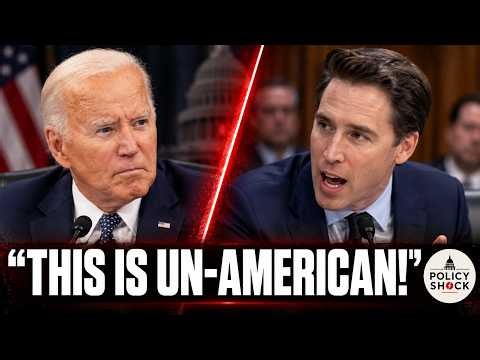 "THE COURT PROVED IT!": Sen. Josh Hawley DEMOLISHES Biden Censorship Scheme With Legal Receipts