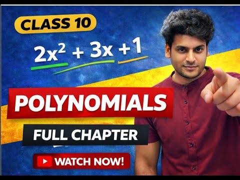 Polynomials Class 10 | One Shot | For Toppers | A+ Rankers | Questions इस Video से ही आएँगे ।