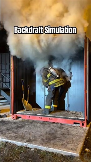 Firefighter Demonstrates a Backdraft | What REALLY Happens Inside a Fire