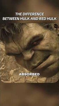 Hulk vs Red Hulk… same power, completely different rage 💥🔥
