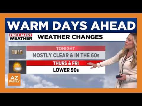 Warm days ahead across Phoenix-area