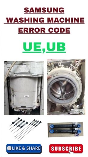 UE-UB error Samsung Washing Machine issues