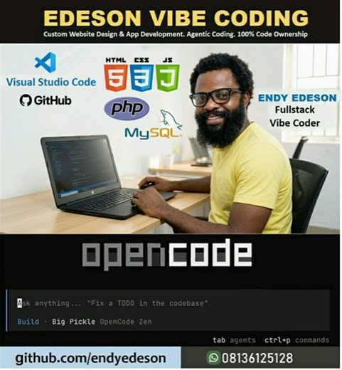 Edeson Vibe Coding Lagos - App & Website Development