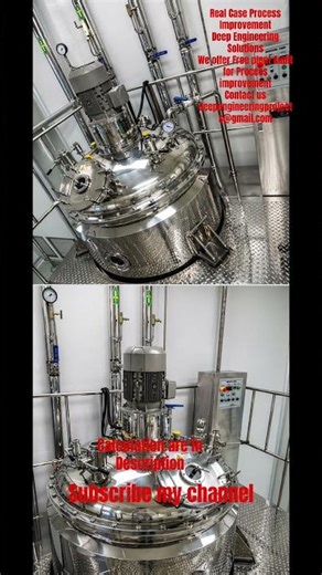 🔥 Reactor optimization = lower cost + higher output. #ChemicalEngineering #ProcessOptimization