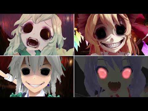 Five Nights at Scarlet Devil - All Jumpscares & Extras