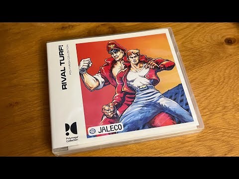 Rival Turf Polymega collection 18 unboxing and gameplay. 