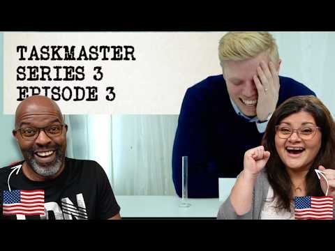 Greg Davies LOST IT 😂 | Taskmaster S3E3 Little Polythene Grief Cave Reaction