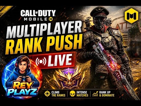 🔴 CALL OF DUTY MOBILE LIVE | Multiplayer Rank Push 🔥