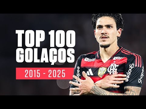 100 GOLAÇOS do Futebol Brasileiro | 2015 - 2025