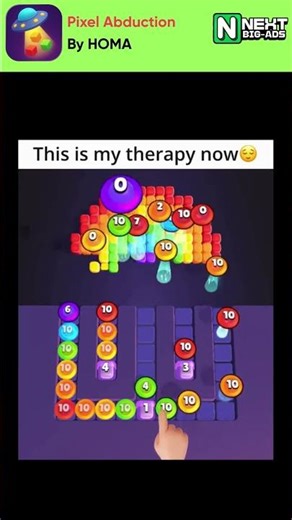 Pixel Abduction - This UFO Puzzle is INSANELY SATISFYING 👀🔥 #nextbigads #puzzlegames