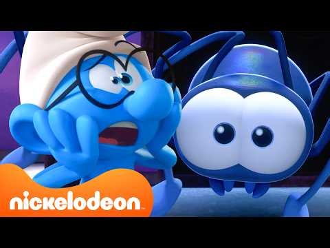 1 Hour of Spooky Moments from Every Episode of The Smurfs Season 1 👻🔵 | Nicktoons