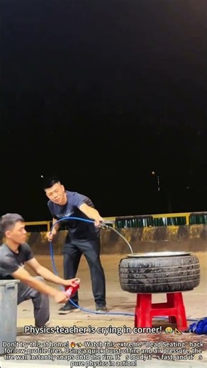 Tire Explosion Trick: Crazy Fire Hack! 🔥