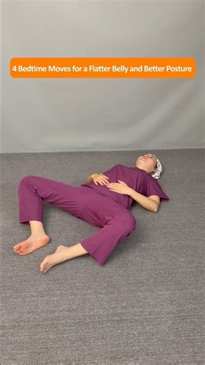 4 Simple Bedtime Exercises to Target Your Lower Belly, Inner Thighs, Hips and Core