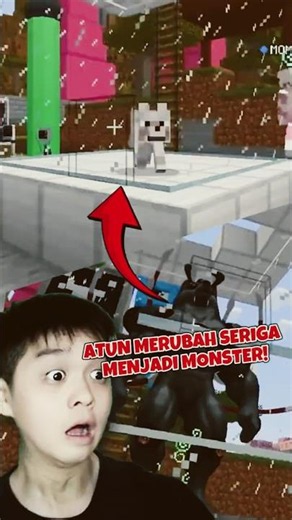 Crazy Experiment! Turning a Wolf Into the Scariest Buff Monster! #minecraft #shorts #fyp #viral