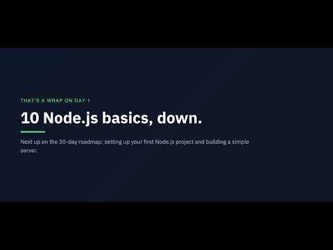 Node JS Basic understanding