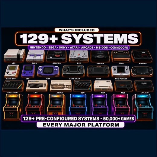 150TB+ for RetroBat Download - Take Your Pick — ArcadeSystems.co.uk