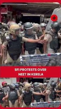 Students’ Federation of India Staged Protests In Palakkad, Kerala