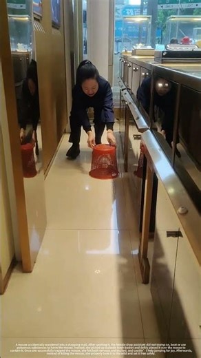 The mouse that strayed into the shopping mall by accident