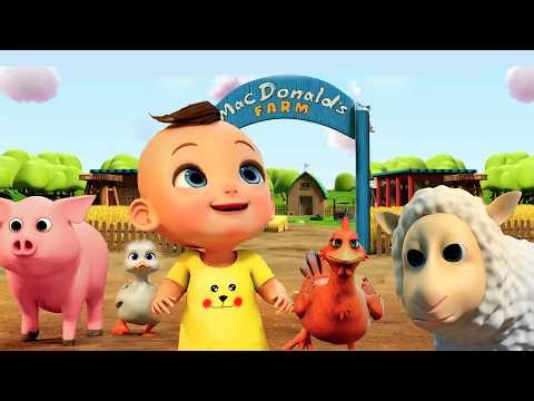 Old MacDonald Had A Farm Song  |  baby songs and toddler songs