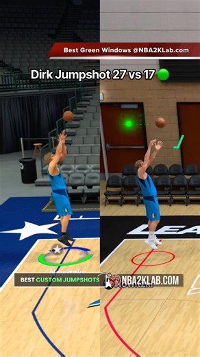 NBA 2K27 Jumpshots vs 17 Dirk #2k #2k27 #nba2k27