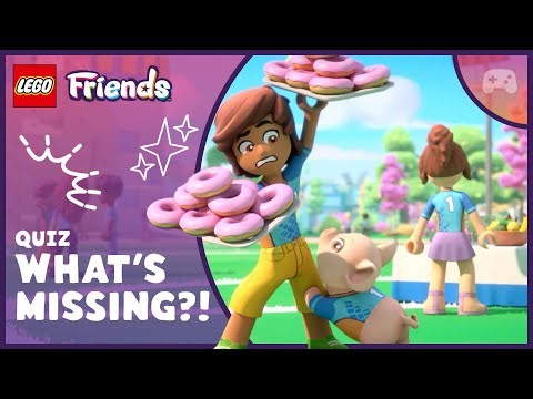 Quiz 🧩 What's Missing? 🤔 | Season 3, Episodes 9 and 17 🐬🌊🐷🍩 | LEGO Friends: The Next Chapter