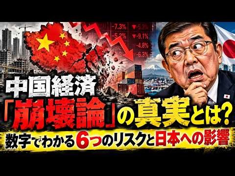 中国経済「崩壊論」の真実とは？数字でわかる6つのリスクと日本への影響