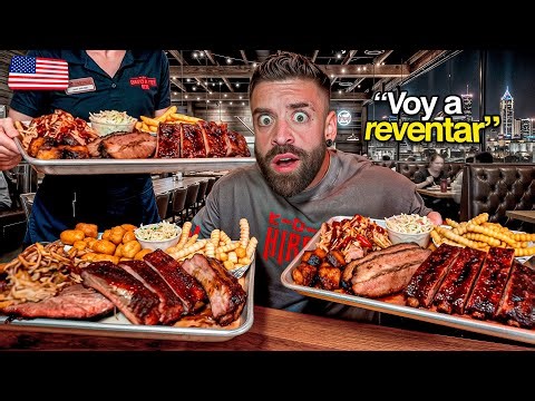 COMÍ TODO en el MEJOR SMOKEHOUSE MÁS LOCO de ATLANTA