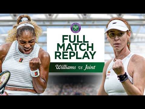 A Legend Returns | Serena Williams vs Maya Joint Full Match Replay | Wimbledon 2026