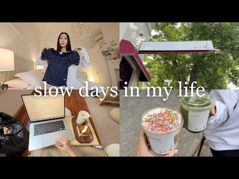 slow days in my life 🍃 trying new cafes, room makeover, couple time together, quiet moments