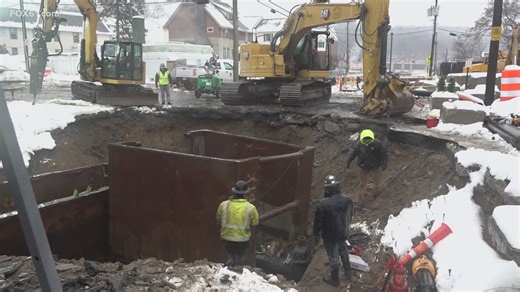 Waterbury marks major milestone by installing line stop valves on broken water main