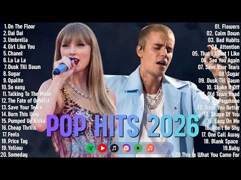 Billboard Hot 100 🍦🎧 Spotify Trending Hits 2026 🔥 Justin Bieber, Taylor Swift, The Weeknd, Dua Lipa
