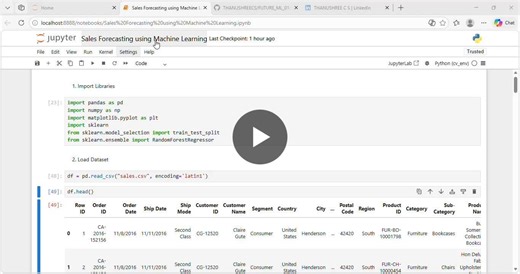 #machinelearning #datascience #powerbi #python #ai #dataanalytics #studentproject #futureinterns | THANUSHREE C S