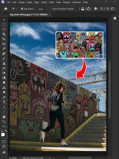 Photoshop mural painting effect – easy tips