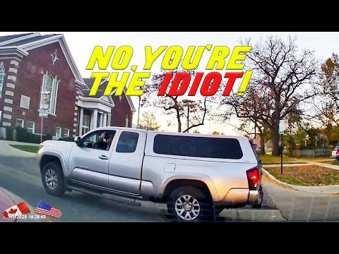 IDIOT WOULD RATHER CRASH THAN ADMIT HE'S WRONG