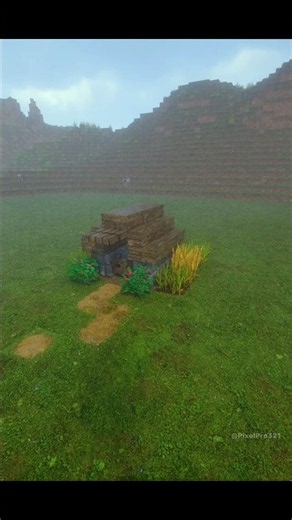 Tiny Starter House in Minecraft 🏡🔥 #Minecraft #shorts