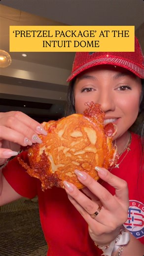 VAL | STADIUM FOOD GIRL on Instagram: "Introducing the (what I’d say is the best package ever for an add-on to a suite) .. PRETZEL PACKAGE 🥨💖🏀🏟️ available at the @intuitdome! All items utilize their HOUSE-MADE pretzels. Items like their: • Pretzel Snack Mix • House-made Pretzel Trio & Dips • Charred Brussels Sprouts • Mini Pretzel Pizzas • Mary’s Pretzel-crusted Chicken • Salted Caramel Pretzel Bread Pudding I keep pretzels at all times in my pantry, there’s no such thing as TOO many pretzel
