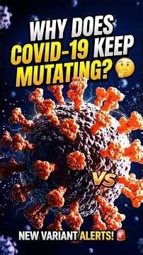 Why Does COVID-19 Keep Mutating? 🦠🧬 | The Science Behind New Variants #shorts #science #virus