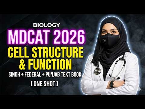 Cell Structure & Functions One Shot 🔥 Complete Chapter in 1 Hour 💀 Full Concepts + MCQs