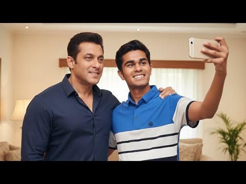 Selfie With Bollywood Star Salman Khan 🙂 Ai Photo Editing