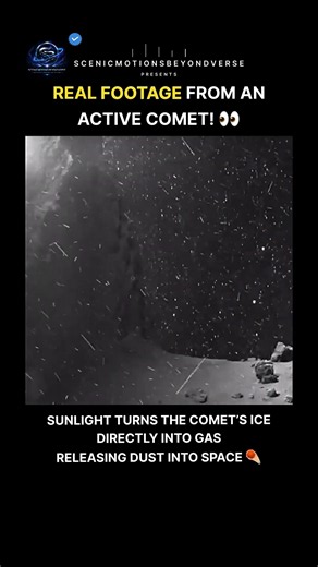 This Comet Looks Like a Snowy Mountain in Space ❄️☄️