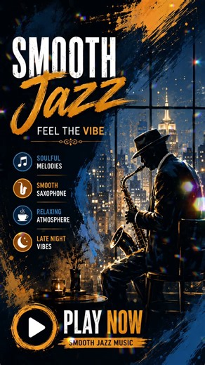 Smooth Jazz Saxophone 🎷 Relaxing Instrumental Music for Stress Relief & Late Night
