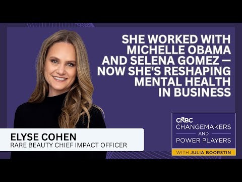 She worked with Michelle Obama and Selena Gomez — now she's reshaping mental health in business