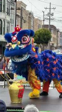 Drunken Lion Routine by West Coast Lion Dance Troupe 西岸醒獅團