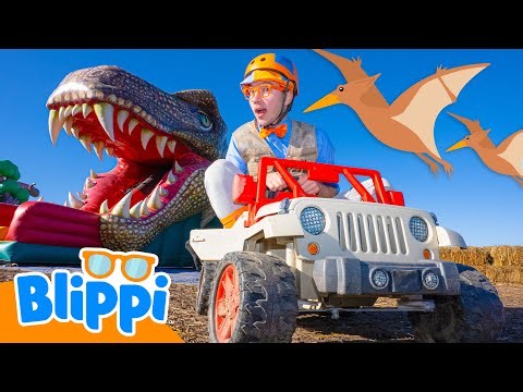 Becoming A Dino Explorer!! | Blippi Songs 🎶| Educational Songs For Kids