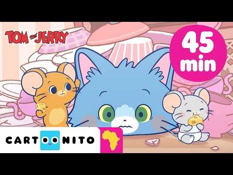 Tom & Jerry Kitchen Chaos 🍰🐱🐭 | Food & Candy Comedy Compilation | Tom and Jerry | Cartoonito Africa
