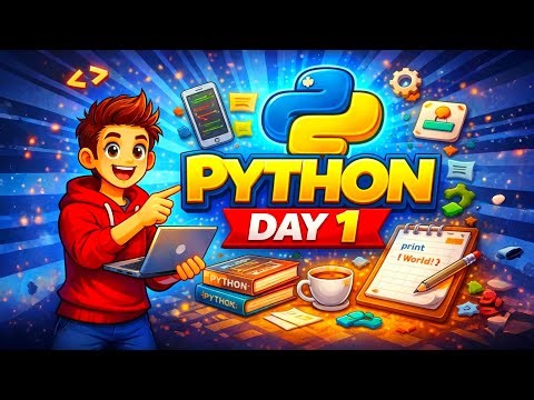 Python Day 1 | 🔥 | Start Your Python Journey Today