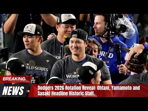 Dodgers 2026 Rotation Reveal: Ohtani, Yamamoto and Sasaki Headline Historic Staff #othani #sasaki